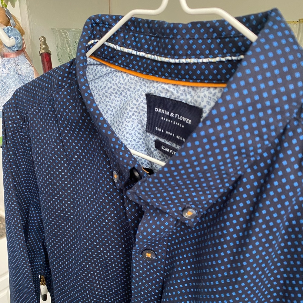 Denim & Flower men shirt